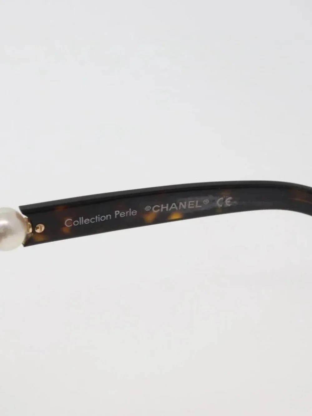 CHANEL Tortoise Sunglasses plastic Brown CC Auth 162588
